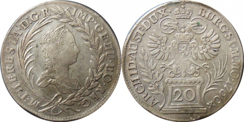 Marie Terezie 1740-1780-20 krejcar - 1760

Marie Terezie 1740-1780-20 krejcar ...