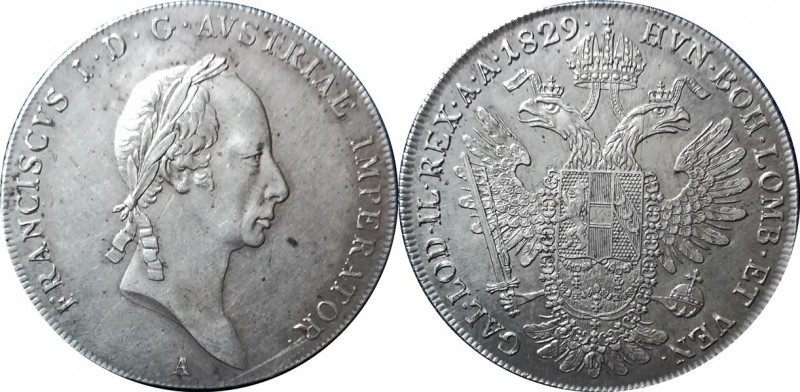 František II. 1792-1835-Tolar - 1829 

František II. 1792-1835-Tolar - 1829 "A...