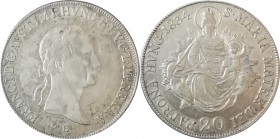 František II. 1792-1835-20 krejcar - 1834