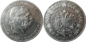 Korunová měna 1892-1916-5 Korun 1907