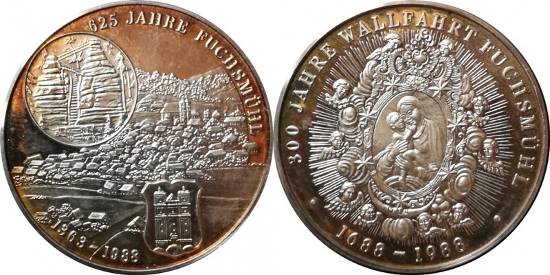 Německo-Medaile 625. let obce Fuschmuhle 1988

Německo-Medaile 625. let obce F...
