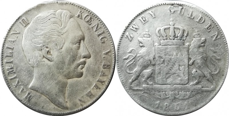 Německo-Bavorsko-Maxmilián II. 1848-1864 - 2 Gulden 1851

Německo-Bavorsko-Max...