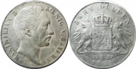Německo-Bavorsko-Maxmilián II. 1848-1864 - 2 Gulden 1851