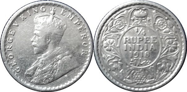Indie - britská-Edward VII. 1901-1910, Rupie 1904 

Indie - britská-Edward VII...