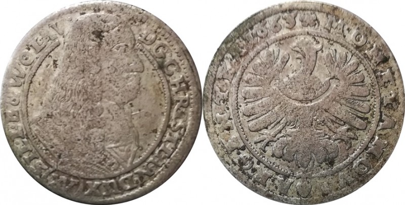 Slezsko - Lehnice/Břeh-Christian 1639-1672 - XV.krejcar 1663

Slezsko - Lehnic...