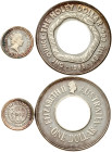 Australia 25 Cents & Dollar 1988 The Holey Dollar & Dump Lot of 2 pcs