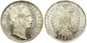 Austria 1 Florin 1861 A