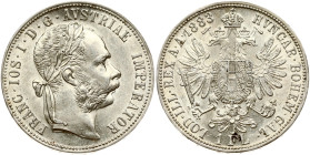Austria 1 Florin 1883