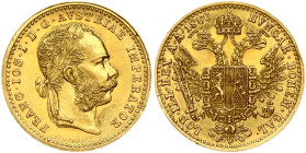 Austria Ducat 1886