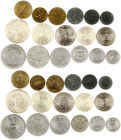 Austria 1 Groschen - 25 Schilling 1946-1972 Lot of 17 coins