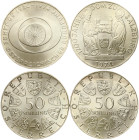 Austria 50 Schilling 1974 Lot of 2 coins
