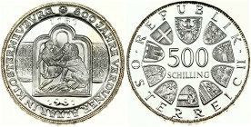 Austria 500 Schilling 1981 800 Jahre Verduner Altar in Klosterneuburg