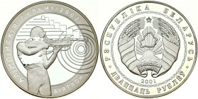 Belarus 20 Roubles 2001 Biathlon