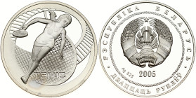 Belarus 20 Roubles 2005 Tennis