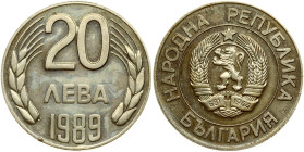Bulgaria 20 Leva 1989