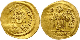Byzantine Empire Solidus ND (583-601) Constantinopolis