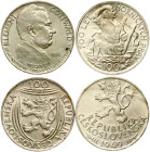 Czechoslovakia 100 Korun 1949 & 1951-  Lot of 2 coins