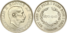 Denmark 2 Kroner 1945 NS King's Birthday