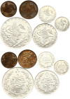 Egypt 1⁄40 Qirsh - 10 Qirsh 1327 (1910) - 1327 (1913) Lot of 6 coins