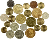 Estonia 1-5 Marka & 1-50 Senti & 1-5 Krooni (1922-1994) Lot of 23 Coins