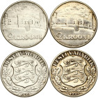 Estonia 2 Krooni 1930 Toompea Fortress Lot of 2 coins