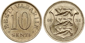 Estonia 10 Senti 1931