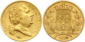 France 20 Francs 1824 A