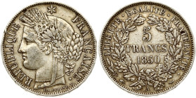 France 5 Francs 1850 A Ceres