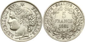 France 5 Francs 1851 A Ceres