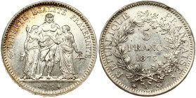 France 5 Francs 1873 A