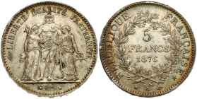 France 5 Francs 1876A