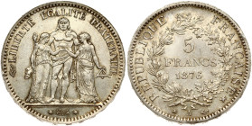 France 5 Francs 1876 A
