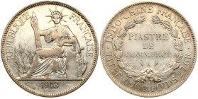 French Indochina Piastre 1913 A