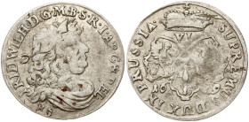 Germany Brandenburg-Prussia 6 Groschen 1679 HS