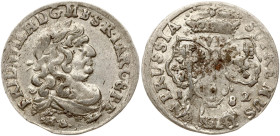 Germany Brandenburg-Prussia 6 Groschen 1682 HS