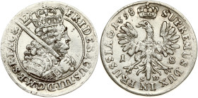 Germany Brandenburg-Prussia 18 Groschen 1698 SD