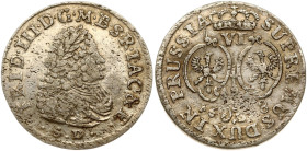 Germany Brandenburg-Prussia 6 Groscher 1698 SD