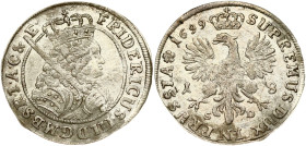 Germany Brandenburg-Prussia 18 Groscher 1699 SD