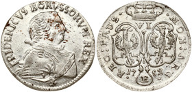 Germany Prussia 6 Groscher 1752 E S