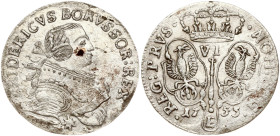 Germany Prussia 6 Groscher 1755? E