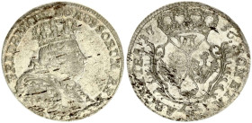 Germany Prussia 6 Kreuzer 1756 B