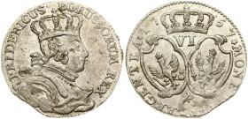 Germany Prussia 6 Groscher 1757 C