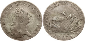 Germany Prussia Taler 1774 A