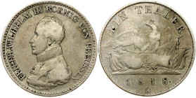 Germany Prussia Taler 1818 D