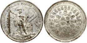 Germany Frankfurt Medal 1840 for the 25th anniversary of the German Confederation