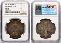 Great Britain 2 Florin 1887 NGC MS 63