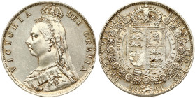Great Britain 1/2 Crown 1891