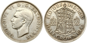Great Britain 1/2 Crown 1941