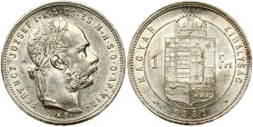 Hungary 1 Forint 1881 KB