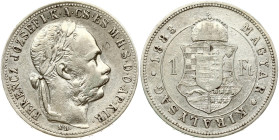 Hungary 1 Forint 1883 KB